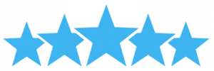 Five star cleaning icon